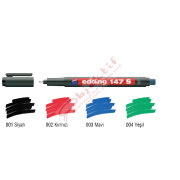 Edding Asetat Kalemi Permanent S Seri 0.3 MM Kırmızı 147 S