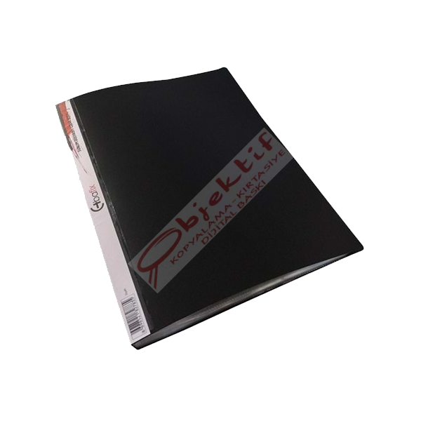 Bafix Katalog (Sunum) Dosya 100 LÜ A4 Siyah