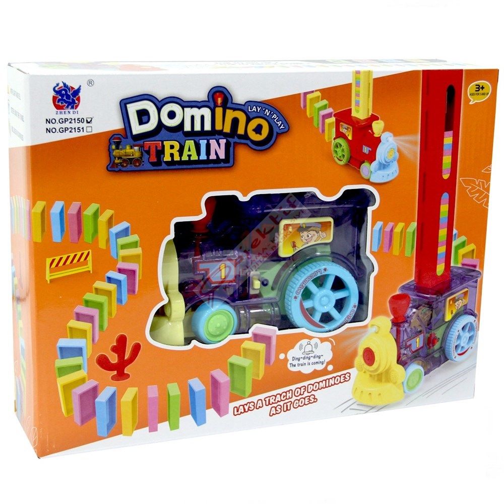 Can Toys Pilli Domino Yerleştiren Tren Kutulu GP2150