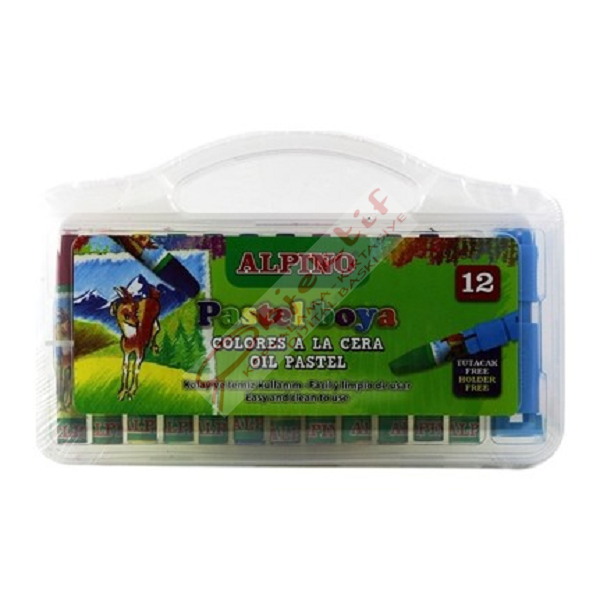 Alpino Pastel Boya Çantalı Tutacaklı Köşeli 12 Renk DC008296