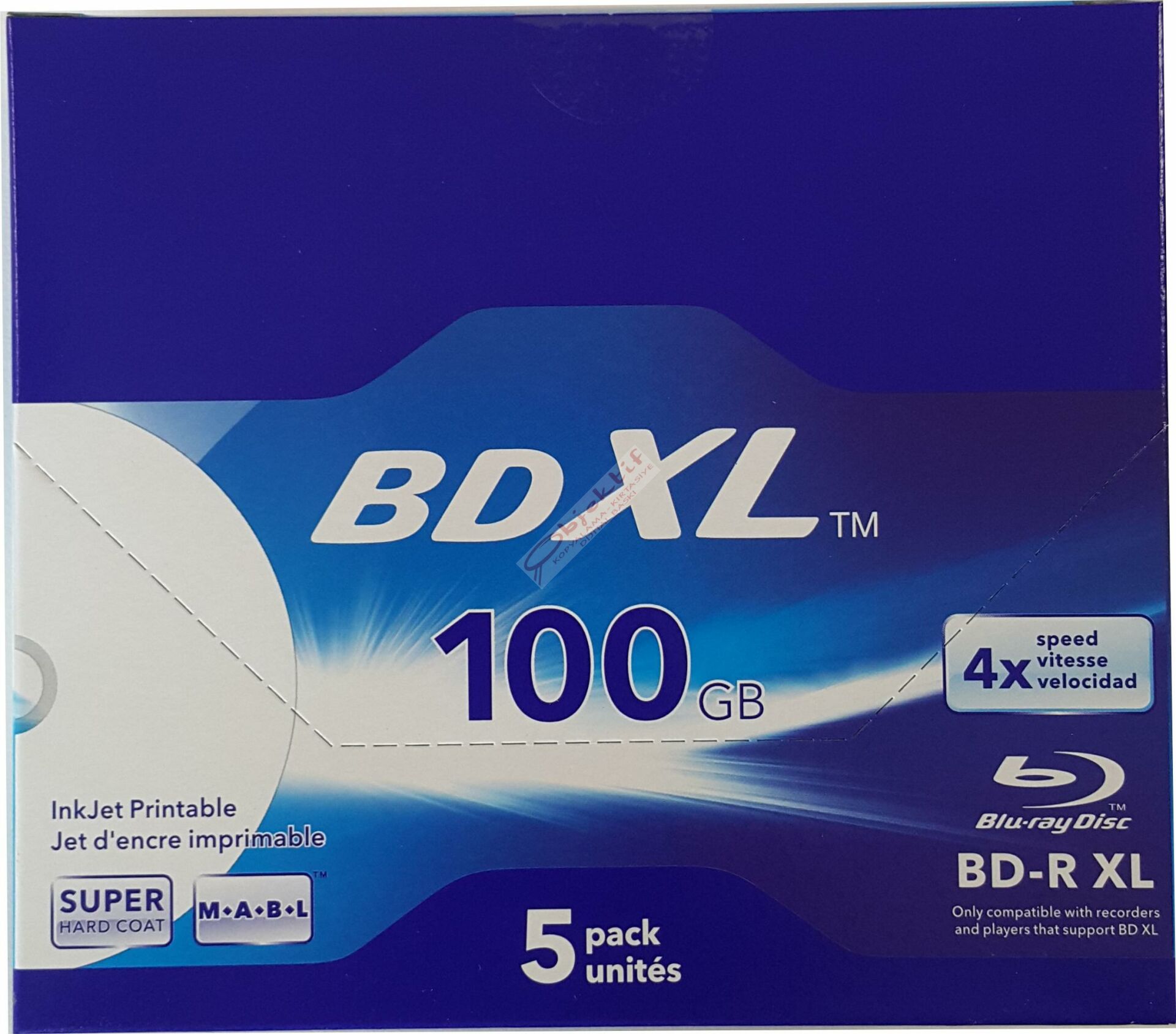 Verbatim BD-R XL 5Lİ Blu-ray 100GB 4X