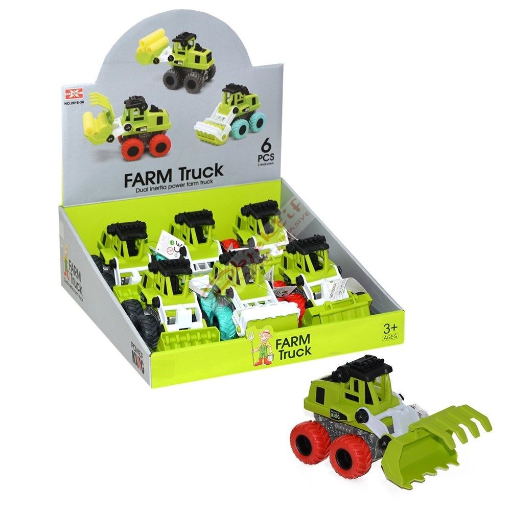 Can Toys Kutu İçinde Tarım Araçları 6 lı  2018-36