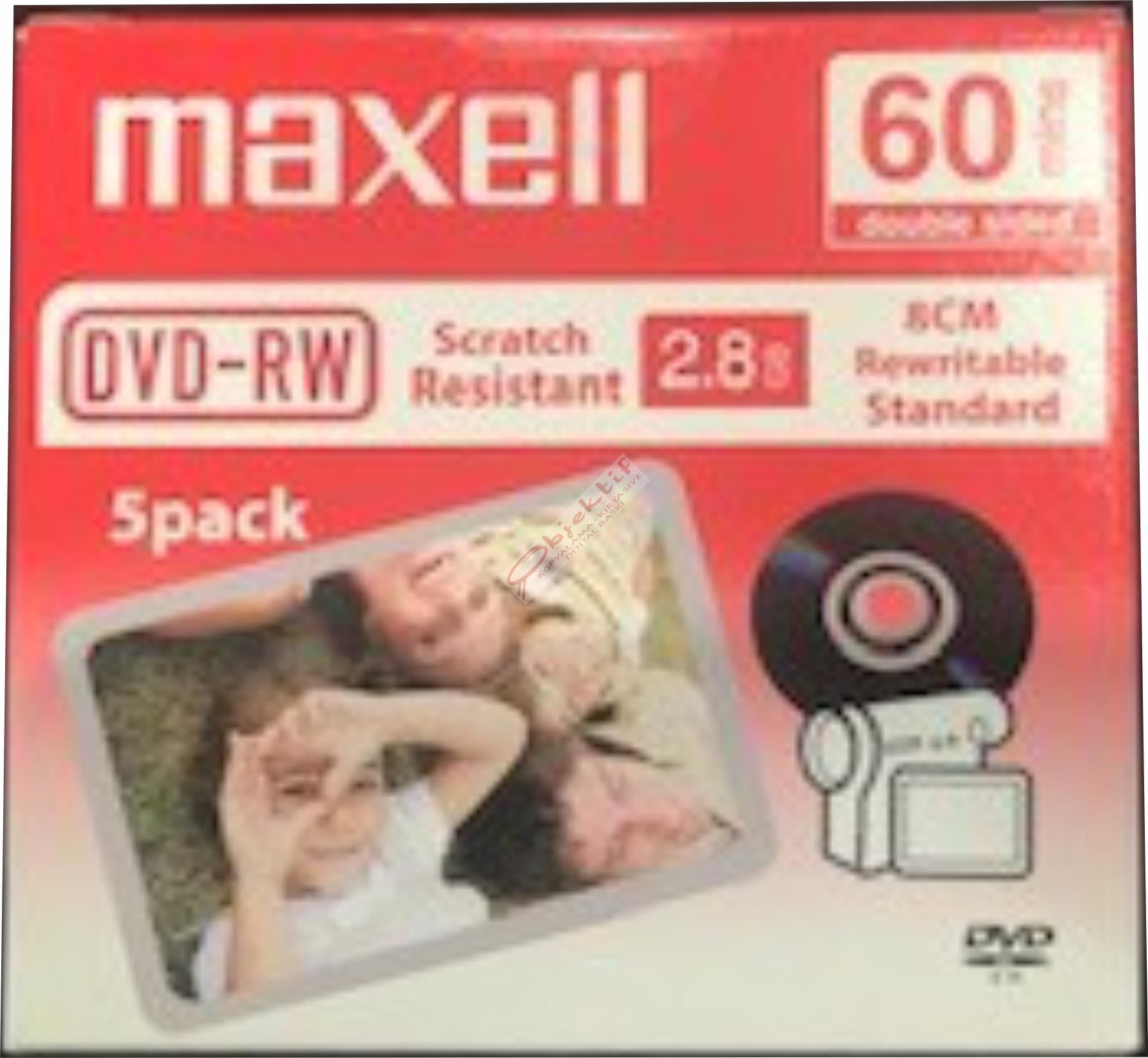 Maxell Dvd-rw 2.8gb 8cm Rewritable Standar Kamera