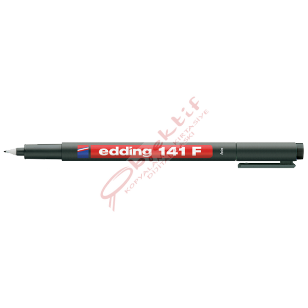 Edding Asetat Kalemi Permanent F Seri 0.6 MM Siyah 141F