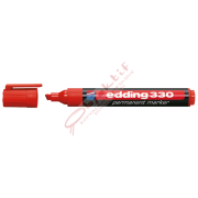 Edding Markör Permanent Kesik Uçlu 1-5 MM Kırmızı 330