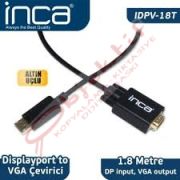 Inca IDPV-18T Displayport To Vga Kablo 1.8mt