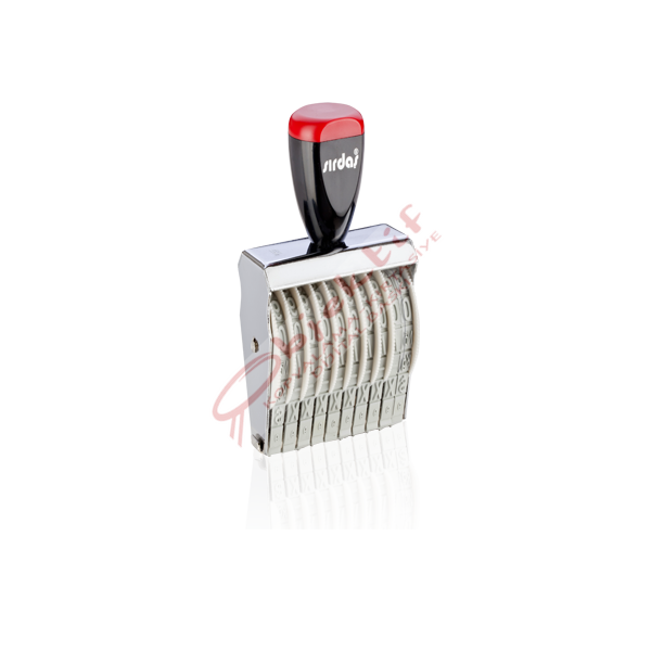 Sırdaş Numaratör Elle Çevirmeli 10 Hane 9 MM 15910