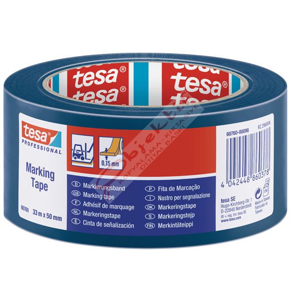 Tesa İkaz Bandı Yer İşaretleme Mavi 33x50 60760-00098-15