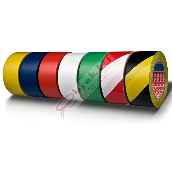 Tesa İkaz Bandı Yer İşaretleme Kırmızı 33x50 60760-00096-15