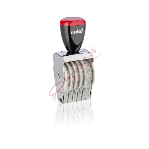 Sırdaş Numaratör Elle Çevirmeli 6 Hane 9 MM 1596