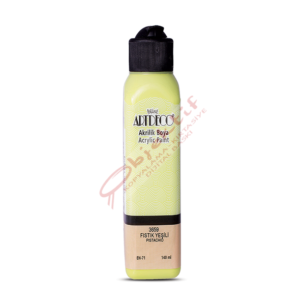 Artdeco Akrilik Boya 140 ML Fıstık Yeşili 070R-3659