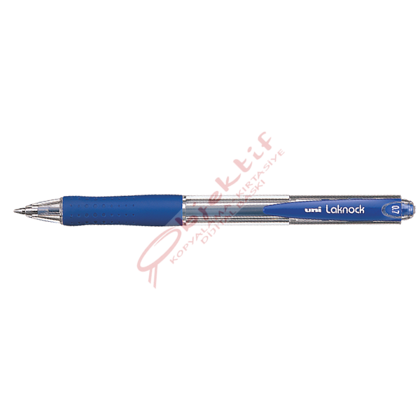 Uni-Ball Tükenmez Kalem Laknock Micro 0.7 MM Mekanik Bilye Uç Mavi SN-100