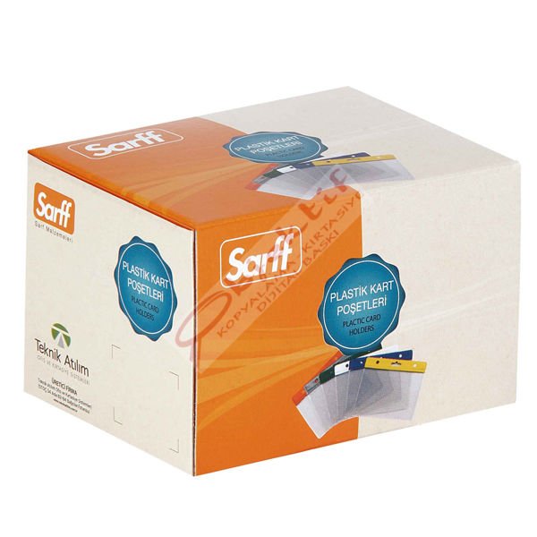 Sarff Kart Poşeti Güvenlik 11.5x16 CM Şeffaf 15207031