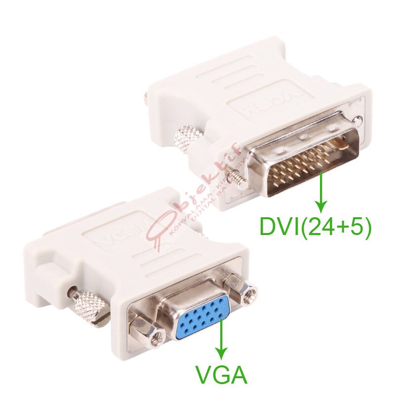 Vcom CA301 Dvi 24+5 Erkek To Vga Dişi Dönüştürücü