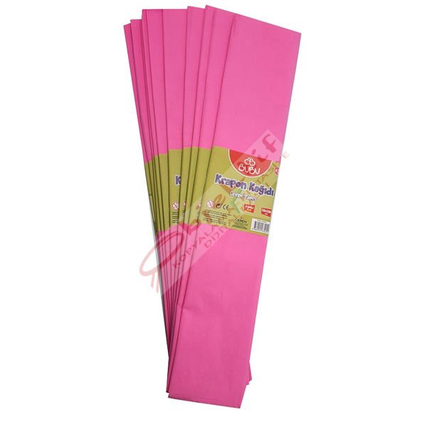 Bu-Bu Krapon Kağıdı 10 LU Pembe BUBU-KR0007