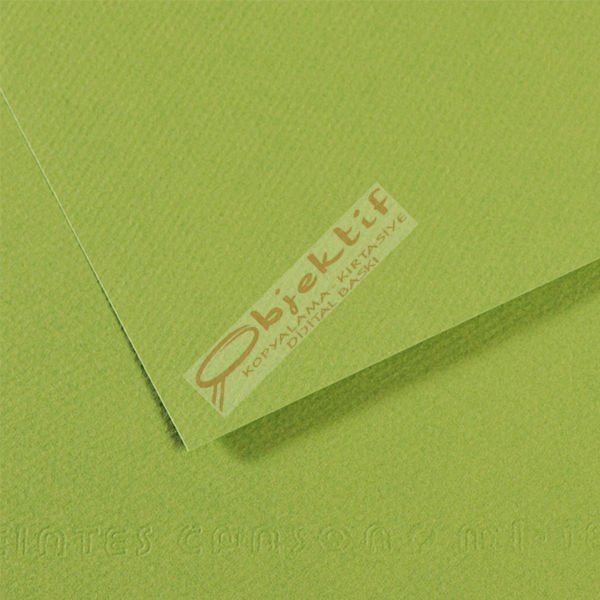 Canson Fon Kartonu (Dokulu) Mı-Teıntes 25 Lİ 50x65 160 GR 475 Apple Green 200321154