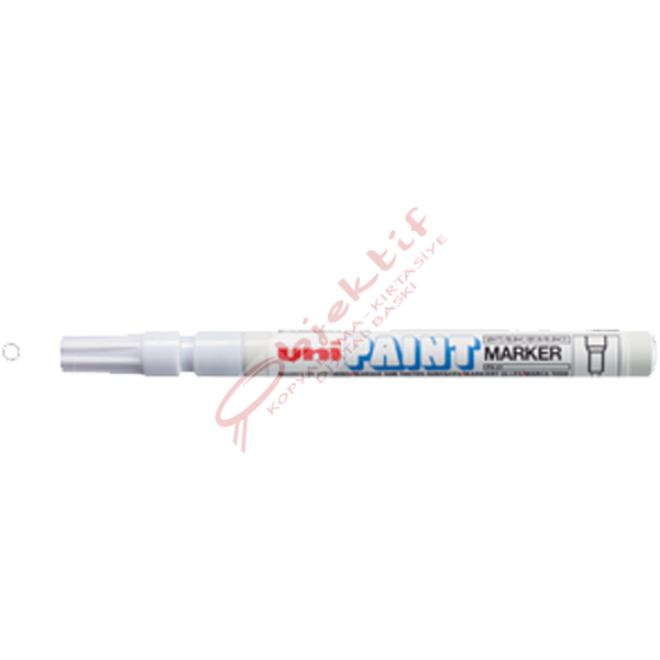 Uni-Ball Markör Boyama Paınt Marker 0.8-1.2 MM Beyaz PX-21