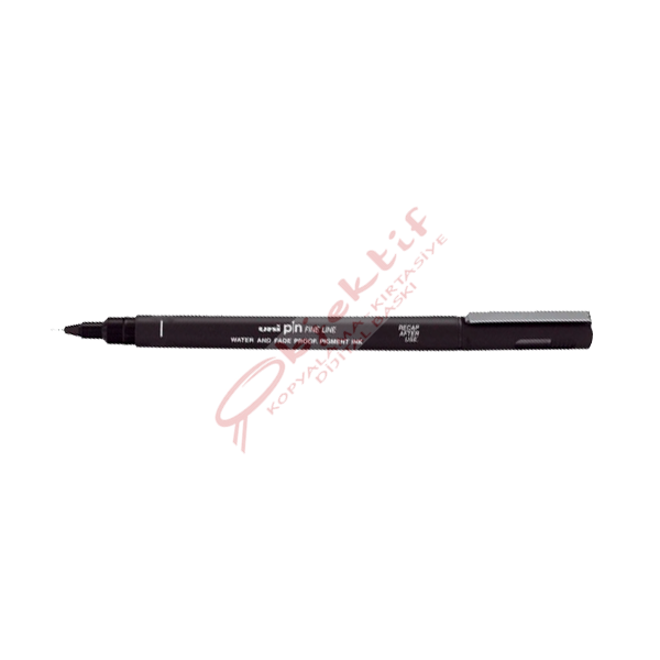 Uni-Ball Çizim Kalemi Akrilik Uçlu Fine Line Pin 0.3 MM Siyah PIN 03-200(S)