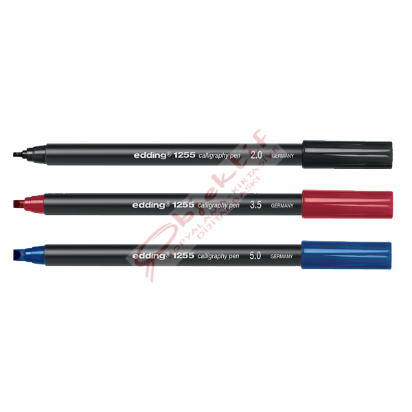 Edding Kaligrafi Kalemi Kesik Uçlu 3.5 MM Siyah 1255