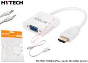 Hytech HY-HV45 HDMI to VGA + Audio Micro Usb Çevirici