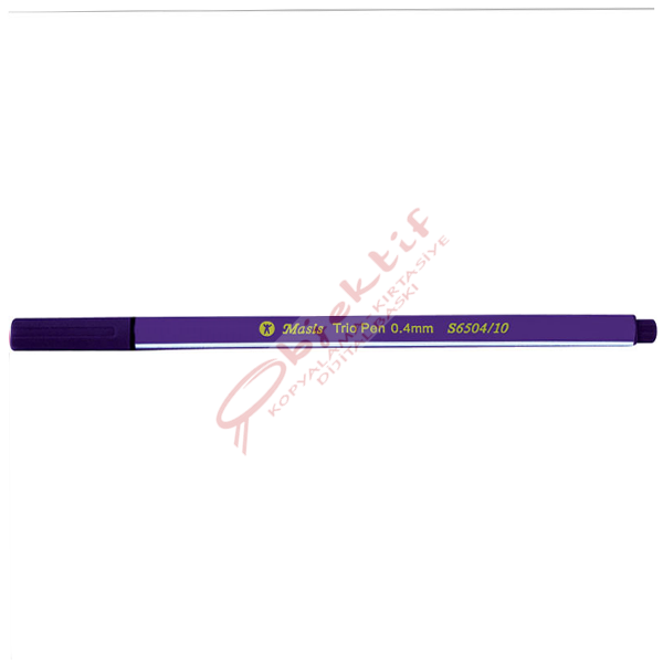 Masis Trio Pen 0.4 MM Mor S6504-10