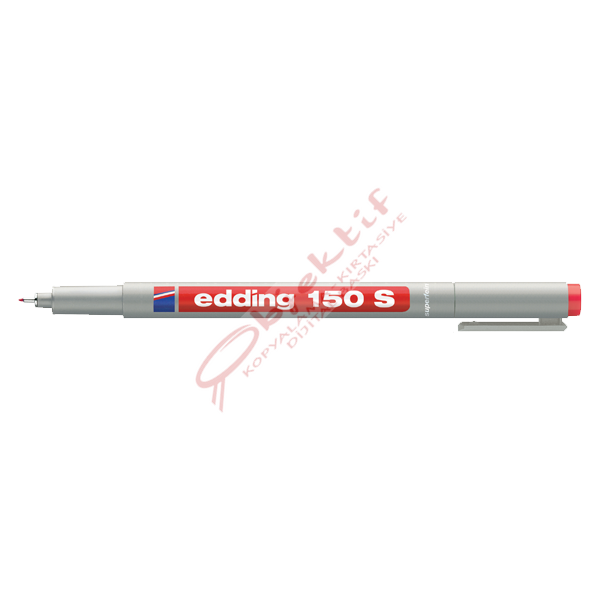 Edding Asetat Kalemi Non Permanent S Seri 0.3 MM Kırmızı 150S