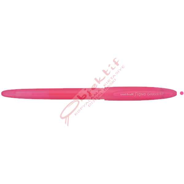 Uni-Ball Roller Kalem Signo Gelstick Jel Bilye Uç 0.7 MM Fosforlu Pembe UM-170