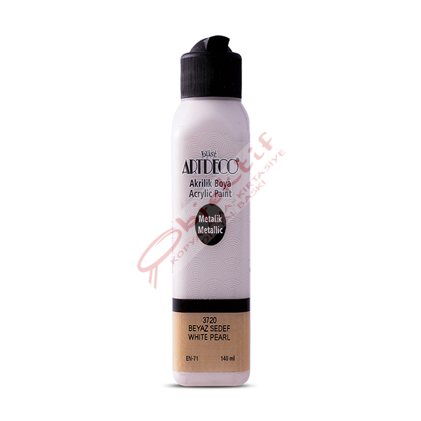 Artdeco Akrilik Boya 140 ML Metalik Beyaz 071R-3720