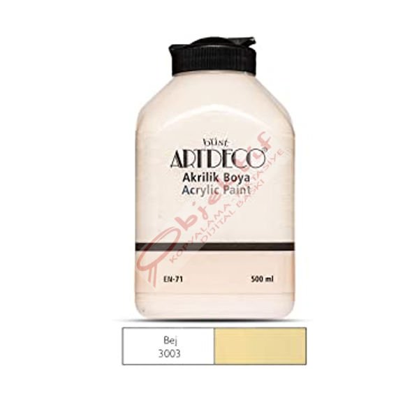 Artdeco Akrilik Boya 500 ML Bej 3003