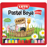 Lets Pastel Boya Çantalı Köşeli 24 LÜ LK-24