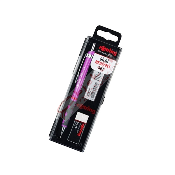 Rotring Okul Seti Versatil+Min Silgi Hediyeli 0.7 MM Mor RO-KK07-07MO
