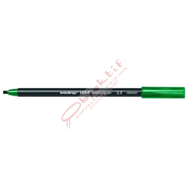 Edding Kaligrafi Kalemi Kesik Uçlu 3.5 MM Yeşil 1255