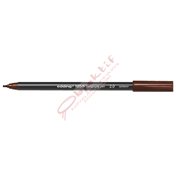 Edding Kaligrafi Kalemi Kesik Uçlu 2 MM Kahverengi 1255