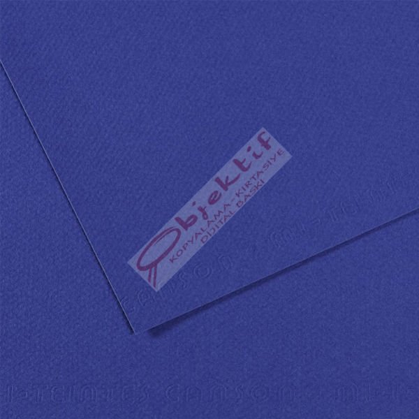 Canson Fon Kartonu (Dokulu) Mı-Teıntes 25 Lİ 50x65 160 GR 590 Outremer Blue 200321264