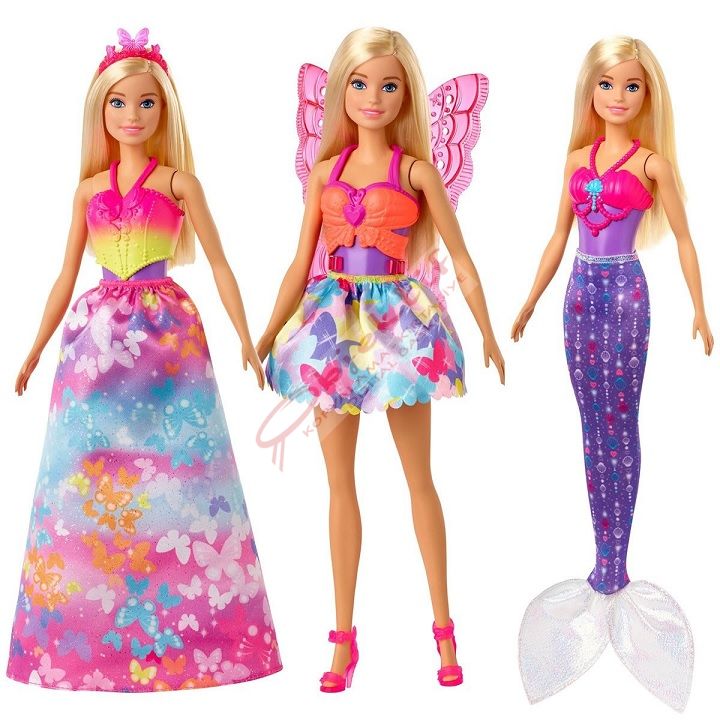 Barbie Dreamtopia Dönüşen Prenses Bebek Oyun Seti GJK40