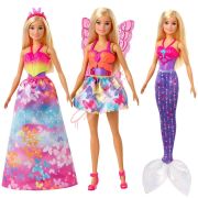 Barbie Dreamtopia Dönüşen Prenses Bebek Oyun Seti GJK40