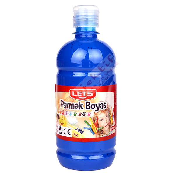 Lets Parmak Boyası 500 ML Mavi L-5006