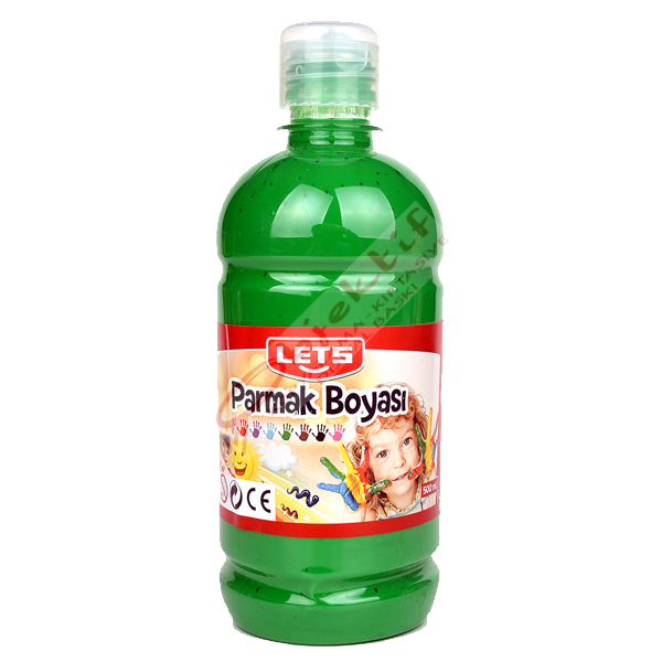 Lets Parmak Boyası 500 ML Yeşil L-5007