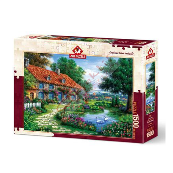 Art Puzzle 1500 Parça Kuğulu Bahçe 4551