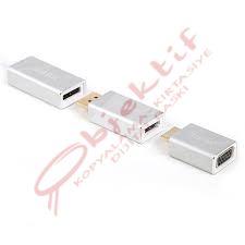 Dark USB 3.1 Type C - DP/HDMI/VGA 6X Dönüştürücü