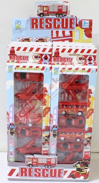 Canem Çekbırak İtfaiye Seti 6 lı Kutulu Dsp.899-70G