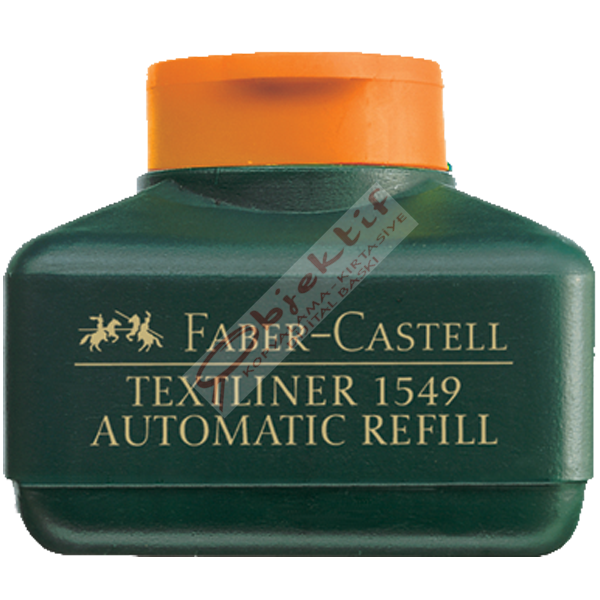 Faber-Castell Fosforlu Kalem Mürekkebi Otamatik Dolum 30 ML Turuncu 15 49 15