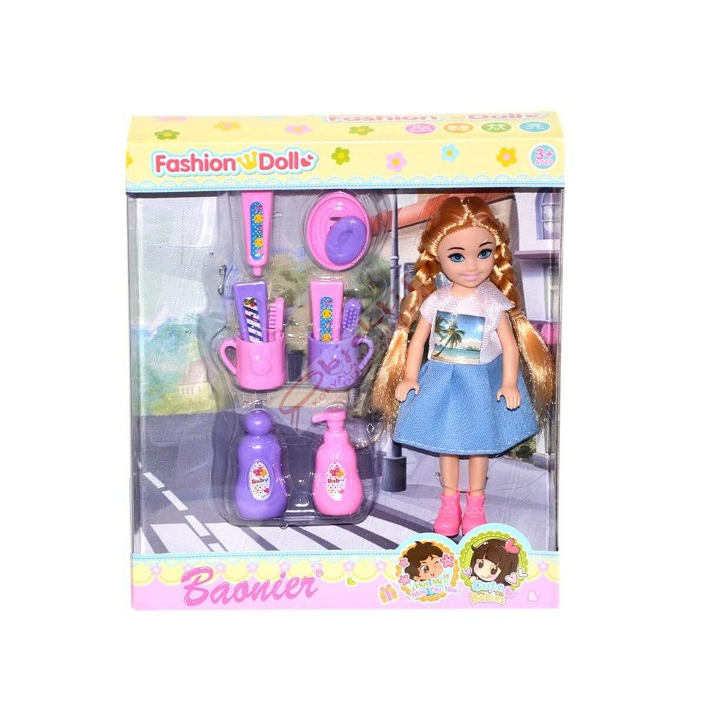 Canem Baonier Temizlik ve Banyo Aksesuarlı Bebek JJ8674