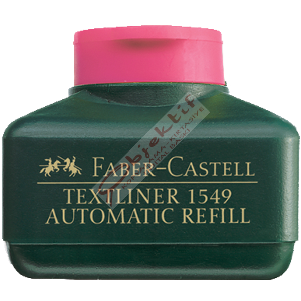 Faber-Castell Fosforlu Kalem Mürekkebi Otamatik Dolum 30 ML Pembe 15 49 28