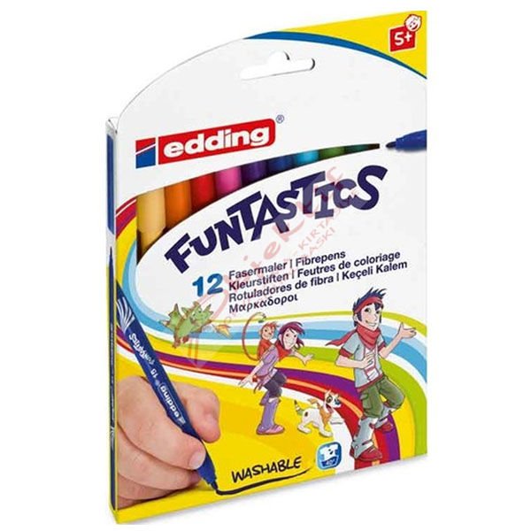 Edding Keçeli Kalem İnce Funtastıcs 12 Li Set 4-15-12