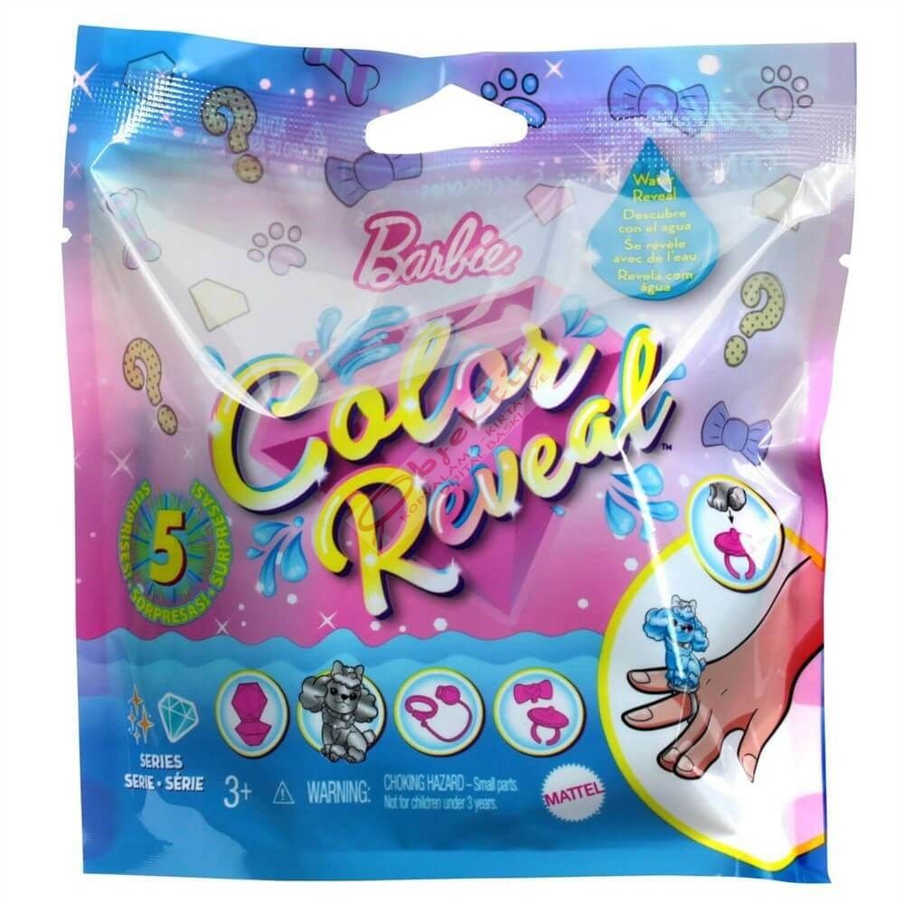 Barbie Color Reveal Işıltılı Sürpriz Hayvan Figürleri (Seri 1) GTT10