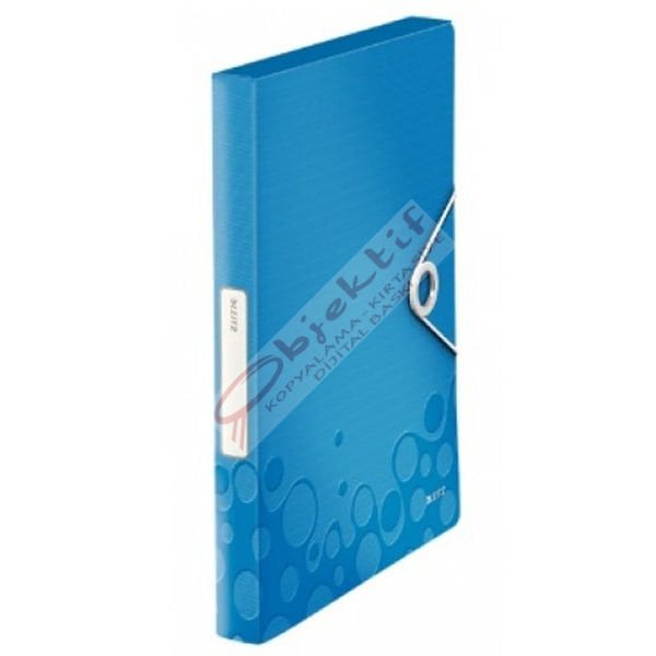 Leitz Lastikli Dosya Active Wow Kalın A4 Metalik Mavi 4629-00-36