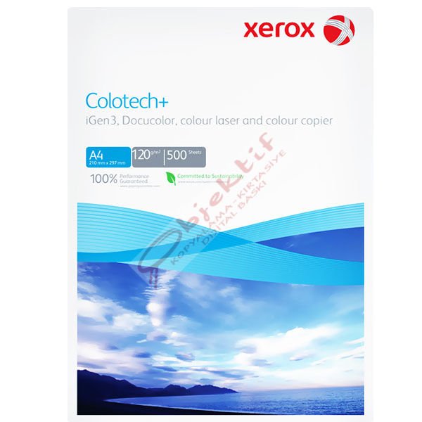 Xerox Fotokopi Kağıdı Gramajlı Laser-Copy-Inkjet Colotech 500 LÜ A4 120 GR Beyaz 003R94651