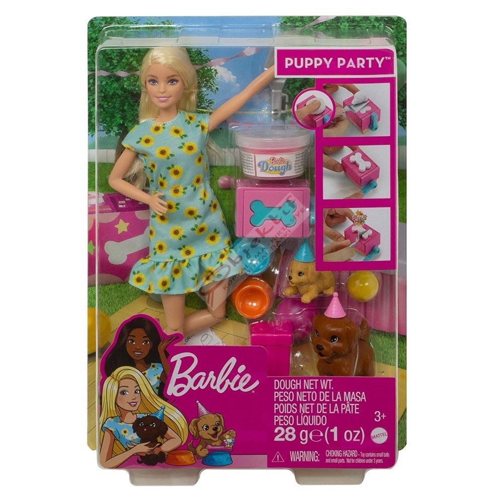 Barbie Ve Köpek Partisi Oyun Seti GXV75