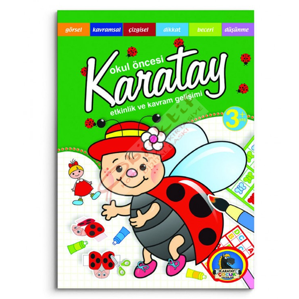 4E Boyama Kitabı Okul Öncesi Etkinlik Ve Kavram Gelişimi Karatay Yayınevi